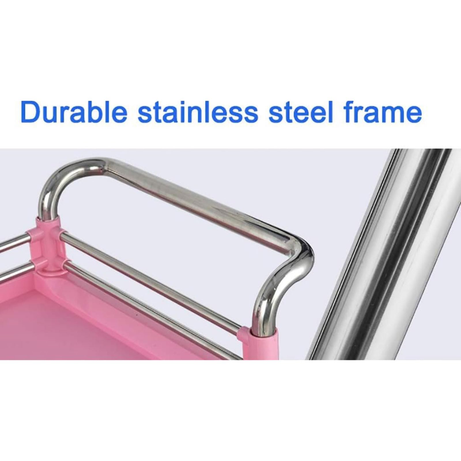 Amazon｜モバイルピンクトロリーカートエステティシャンカートダート